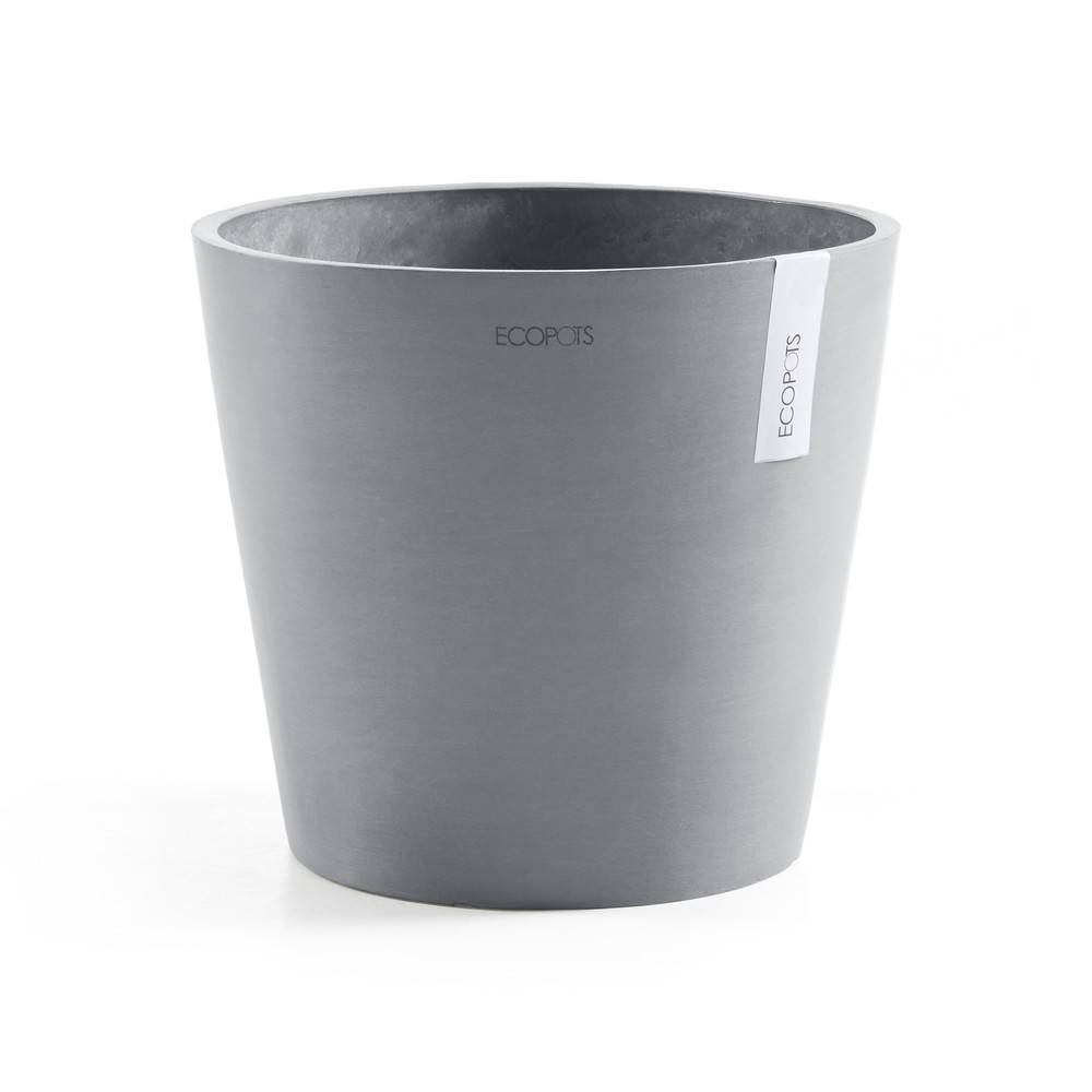 Ecopots - Pot Rond Amsterdam 25 Bleu Gris - Ø 25,4 x H. 24,5 cm - 9,7 L ECOPOTS - Imagen 4