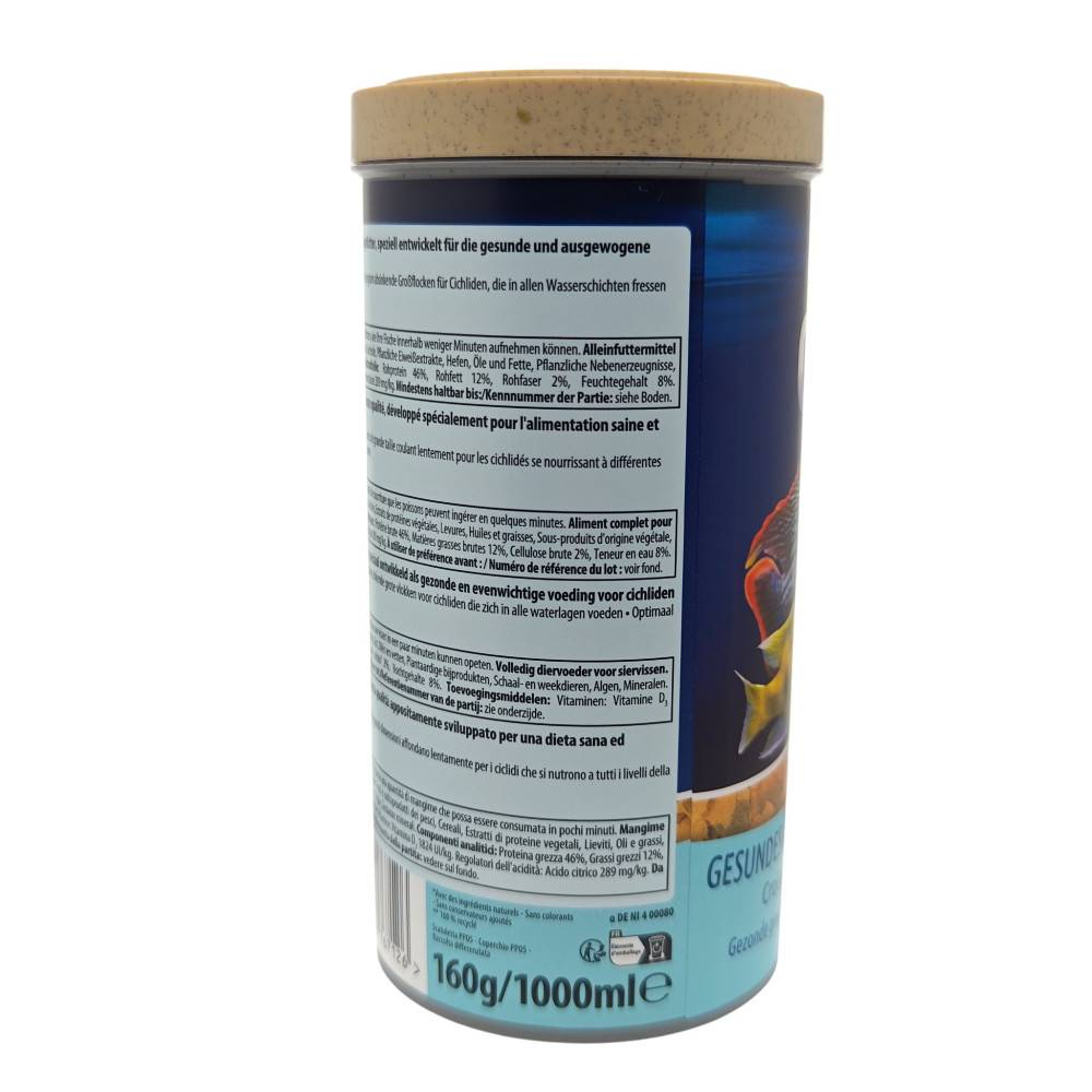 Tetra - Cichlid XL flocons 160 g 1000 ml nourriture pour Cichlidés et poissons d'ornement - Image 4