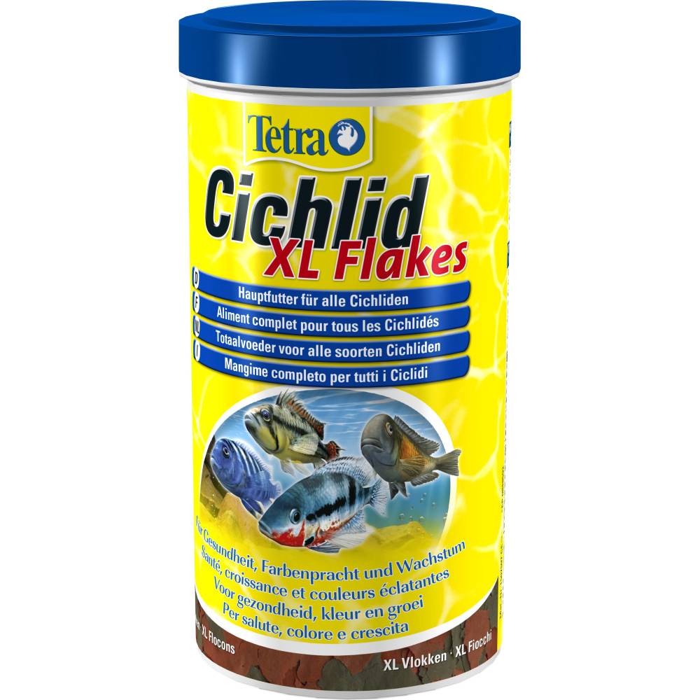 Tetra - Cichlid XL flocons 160 g 1000 ml nourriture pour Cichlidés et poissons d'ornement - Image 1