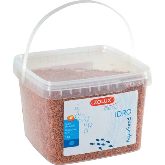 Zolux - zolux - Gravier décoratif 2-3 mm orange Ashewa aquaSand 5 kg pour aquarium - Image 1