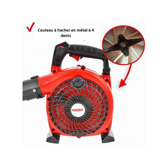 Hecht 9254 Souffleur de feuilles a essence 3en1 Aspirateur souffleur broyeur BB LOISIR - Image 4