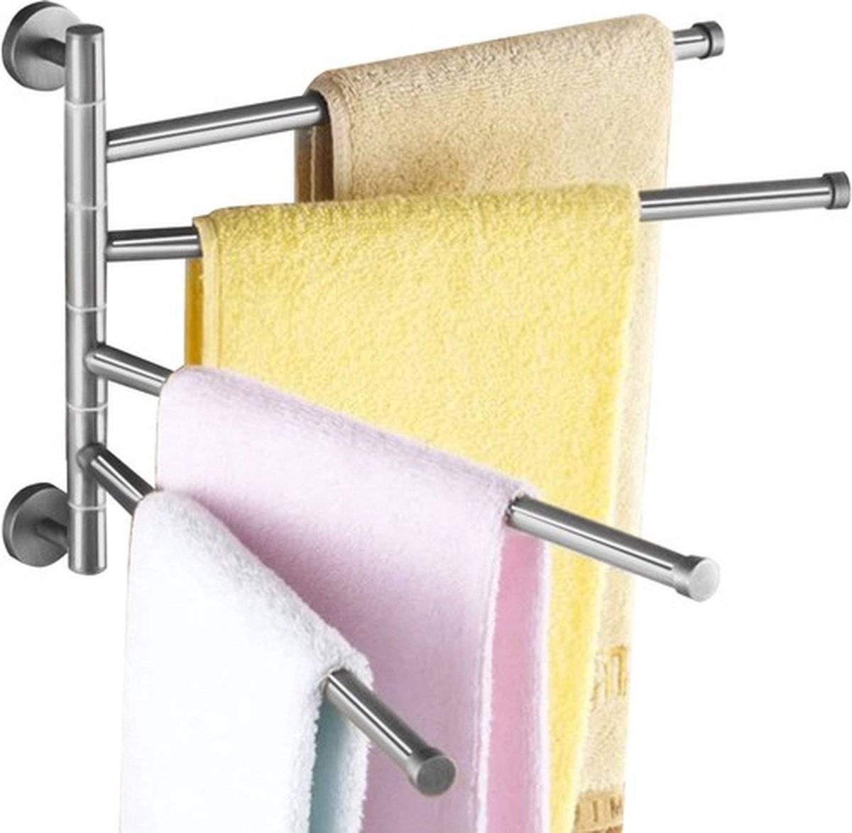 Importdistrib - Porte-serviettes de salle de bain mural 43 x 35 cm IMPORTDISTRIB - Imagen 1