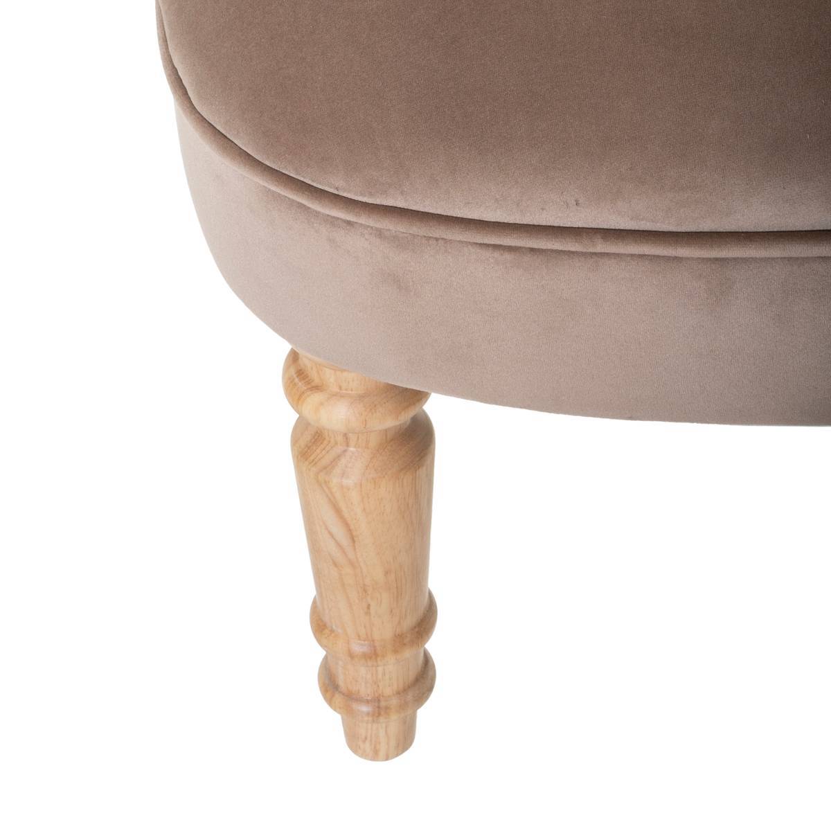 Atmosphera - Fauteuil "Sixtine" velours gris taupe - Atmosphera Créateur d'intérieur - Image 3