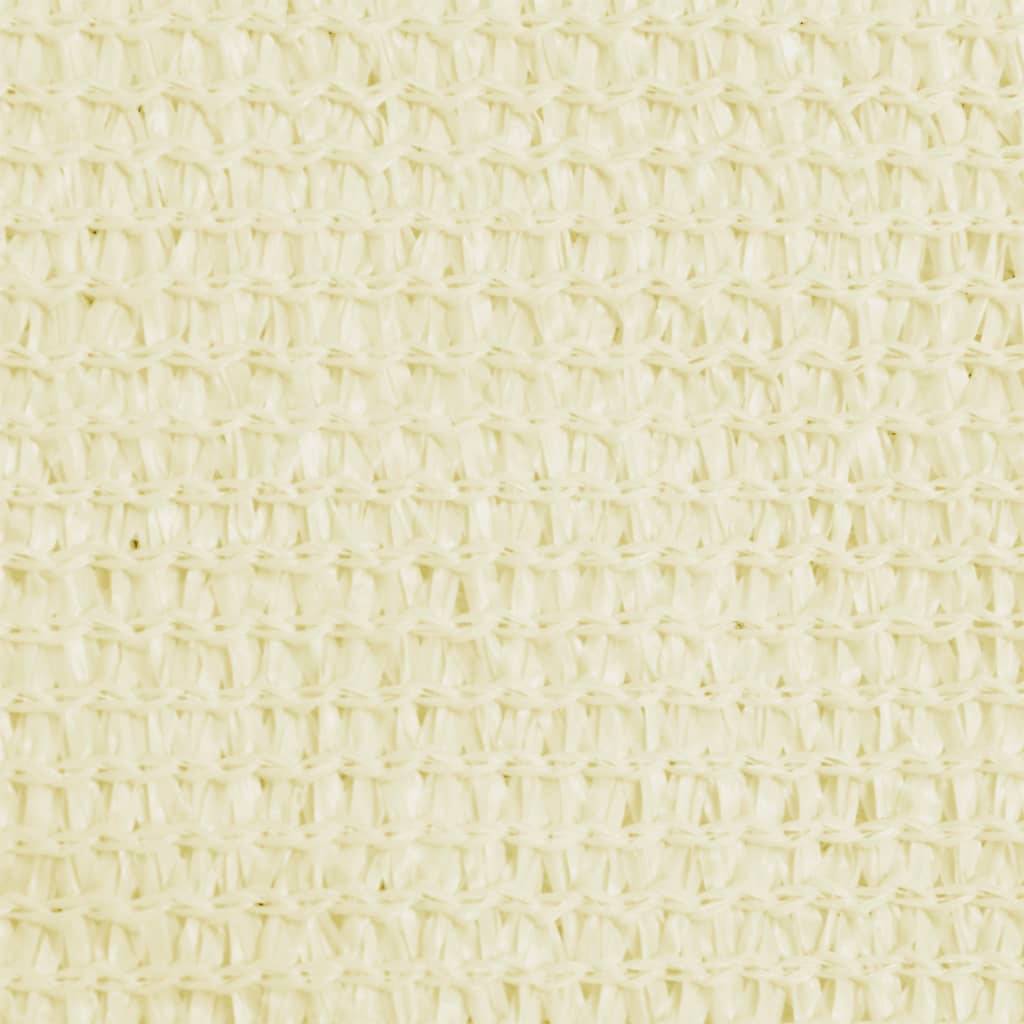 Helloshop26 - Voile d'ombrage 160 g/m² 3 x 4 x 5 m crème PEHD - Imagen 2