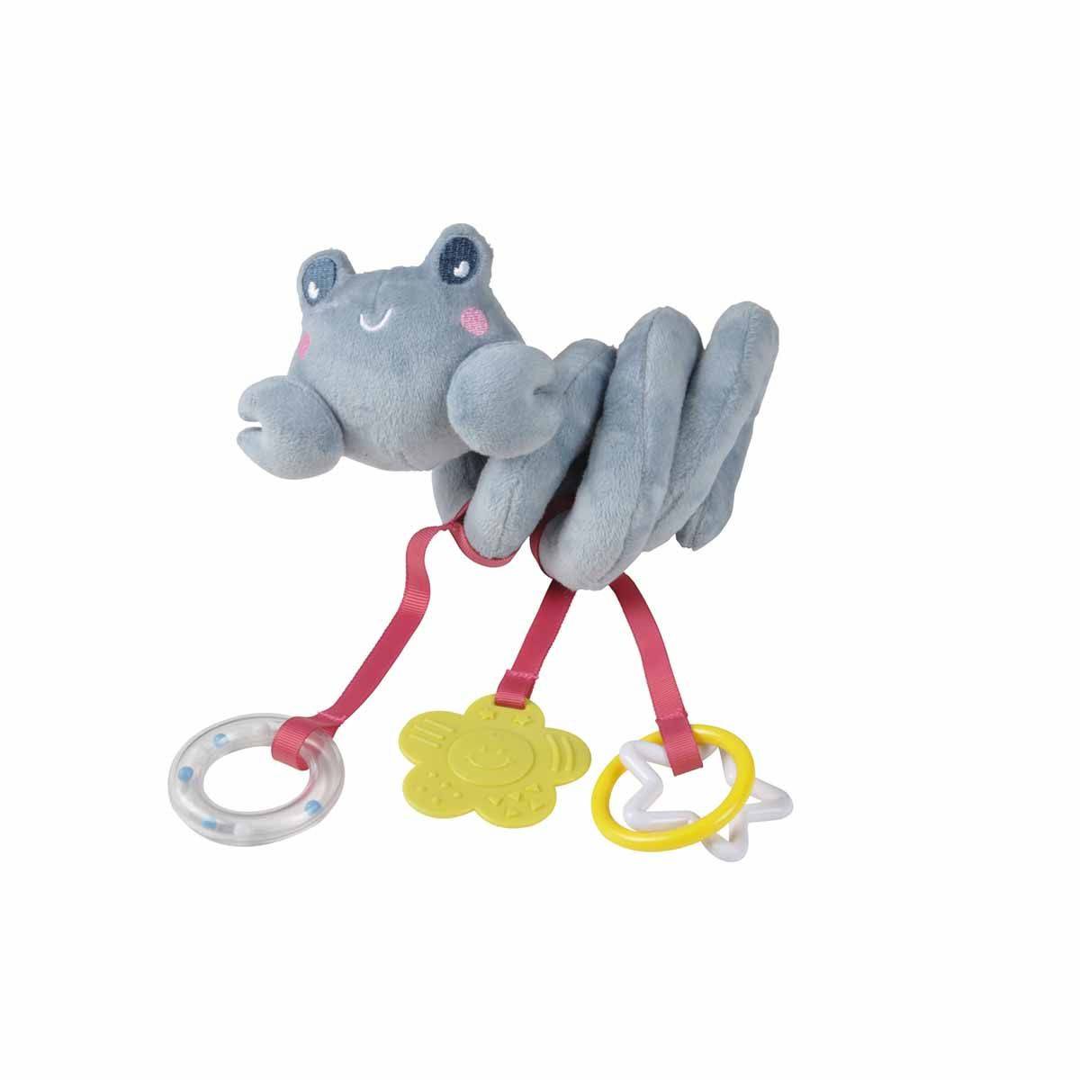 Doudou Spirale Activités "Crabe" 17cm Bleu - Image 1