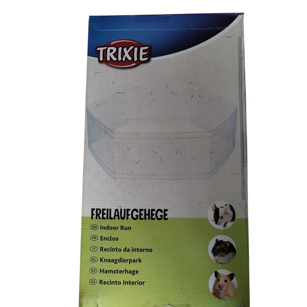 Trixie - Enclos ø 90 × 25 cm, pour hamsters ou souris (contient 6 grilles). - Imagen 3