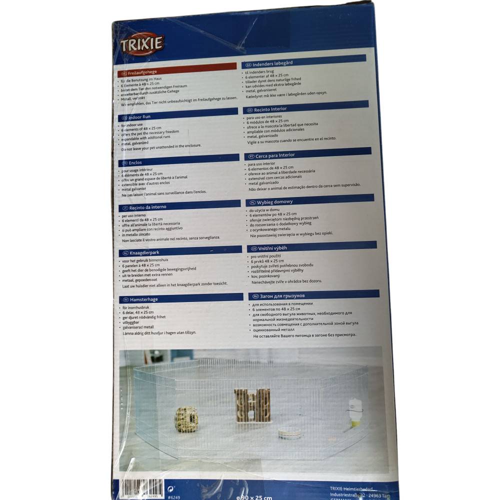 Trixie - Enclos ø 90 × 25 cm, pour hamsters ou souris (contient 6 grilles). - Imagen 4