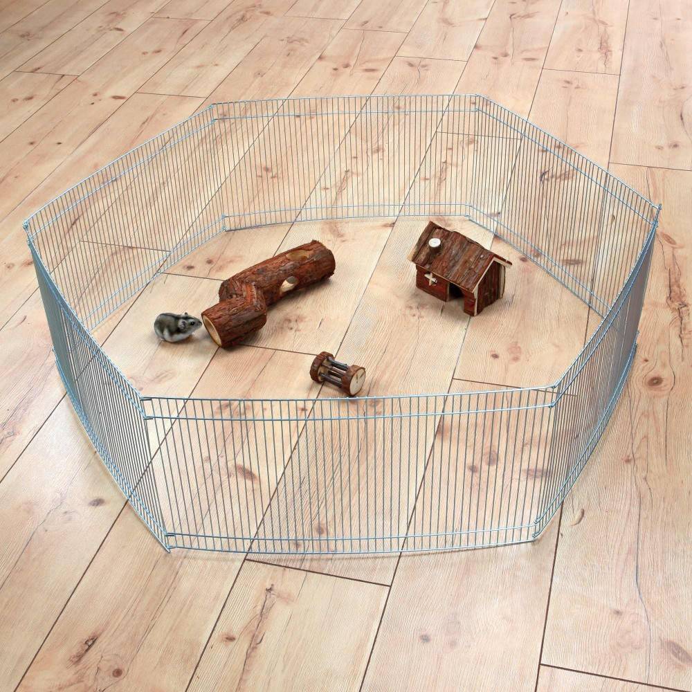 Trixie - Enclos ø 90 × 25 cm, pour hamsters ou souris (contient 6 grilles). - Imagen 2