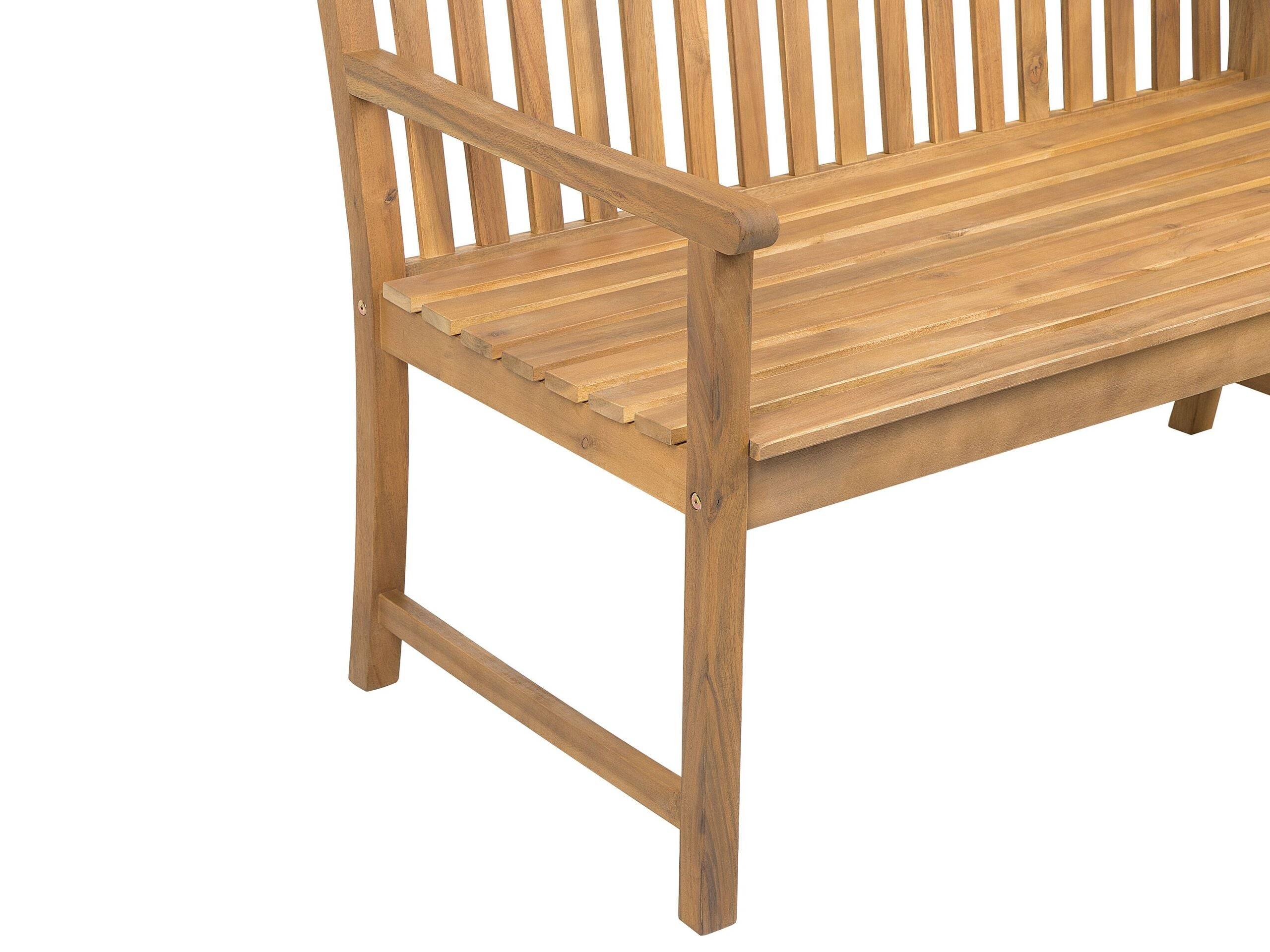 Beliani - Banc, 2 Personnes Bois d'acacia certifié Bleu marine VIVARA - Beliani - Imagen 6