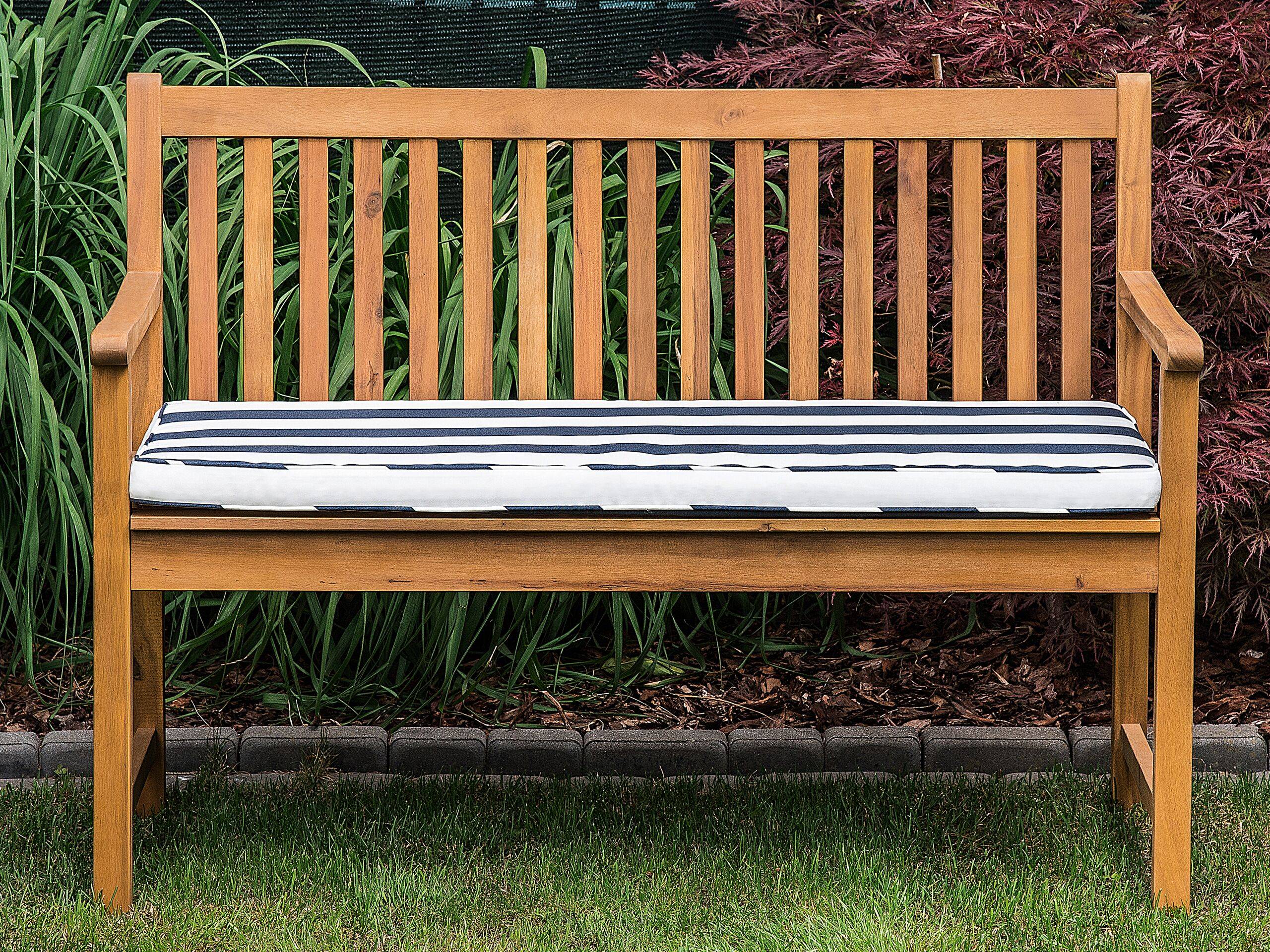 Beliani - Banc, 2 Personnes Bois d'acacia certifié Bleu marine VIVARA - Beliani - Imagen 1