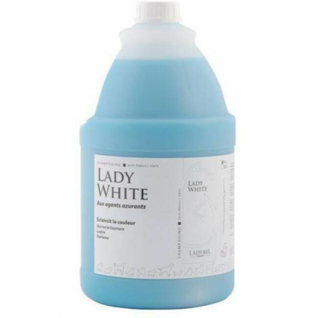 Shampoing Lady White Ladybel pour pelage blanc 1 Litre