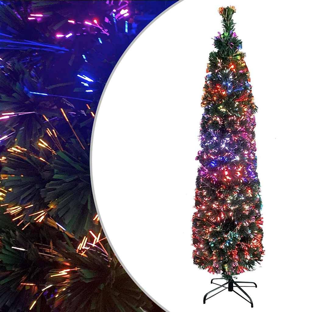 Vidaxl - Arbre de Noël artificiel mince avec support 120cm fibre optique vidaXL 329036 - Image 1