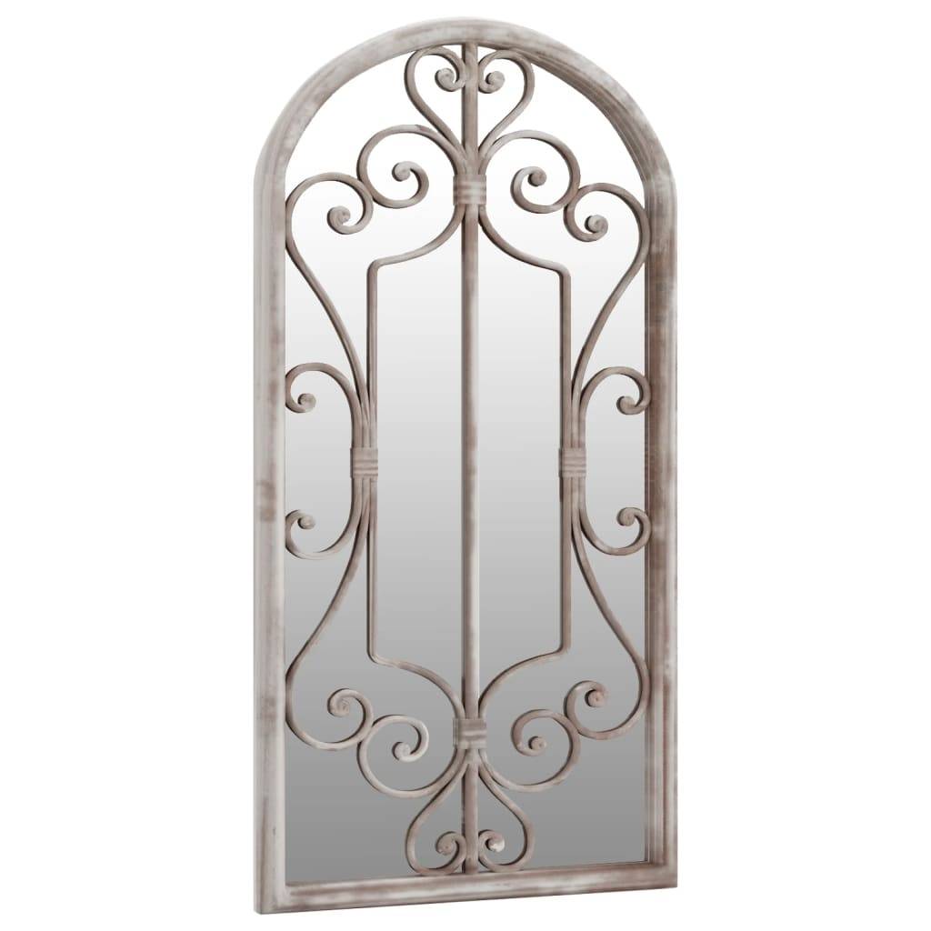 Miroir de jardin Sable 70x30 cm Fer pour utilisation extérieure Maison Chic - Image 3