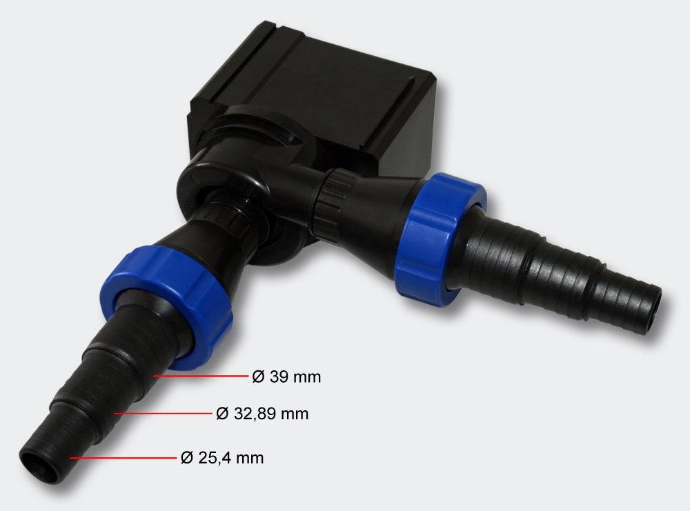 Helloshop26 - Pompe à eau de bassin filtre filtration cours d'eau eco aquarium petit étang eco 5200l/h 40 Watts - Imagen 1
