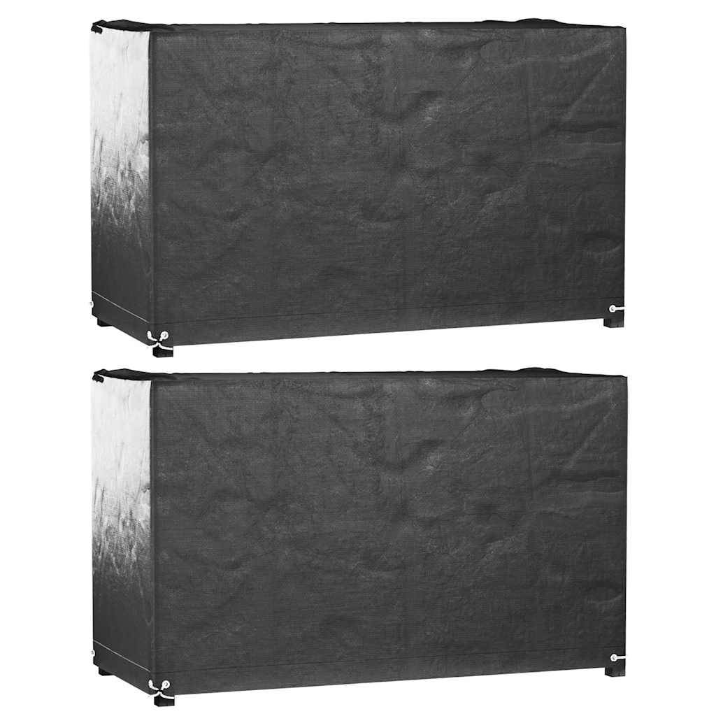 Vidaxl - Housses salon de jardin 2pcs 8œillets 170x94x70cm rectangulaire vidaXL 3155346