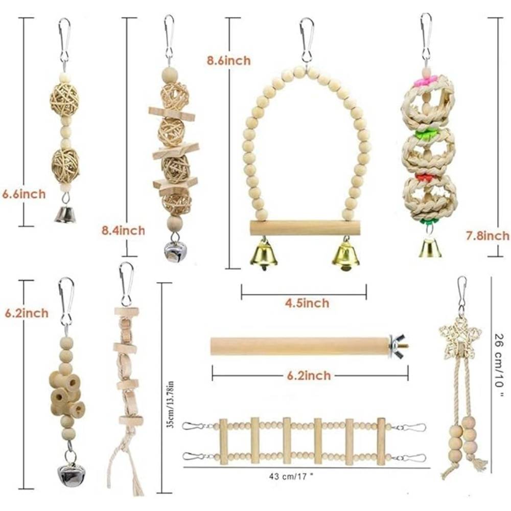 Jouets Et Accessoires Pour Cage D'Oiseaux - Image 5