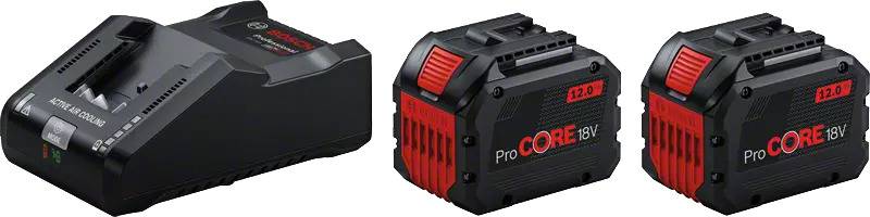Bosch Professional - Pack de 2 batteries ProCORE18V 12Ah + chargeur GAL 18V-160 - BOSCH - 1600A02T5W - Imagen 1