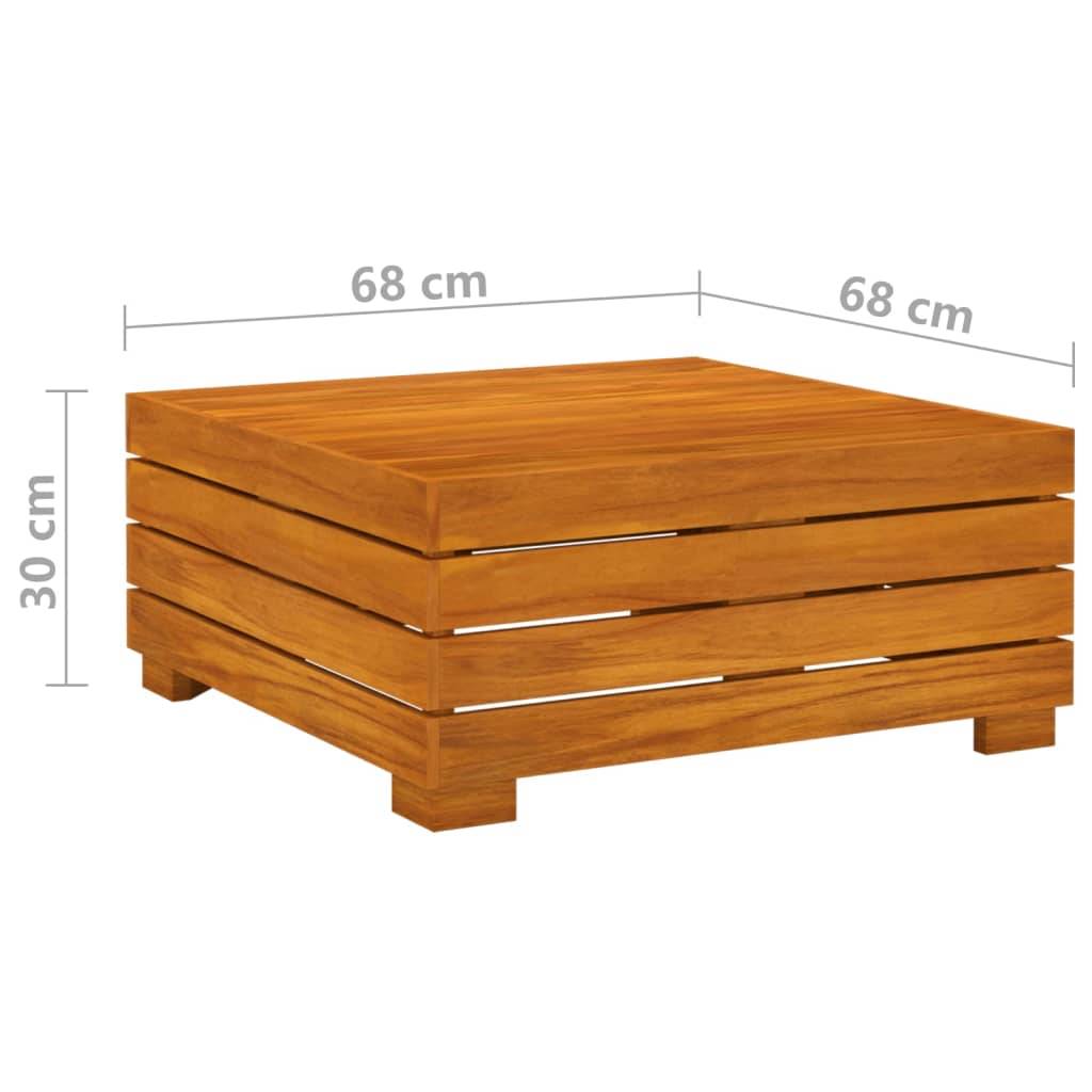Helloshop26 - Salon de jardin meuble d'extérieur ensemble de mobilier 4 pièces avec coussins bois d'acacia solide - Imagen 7