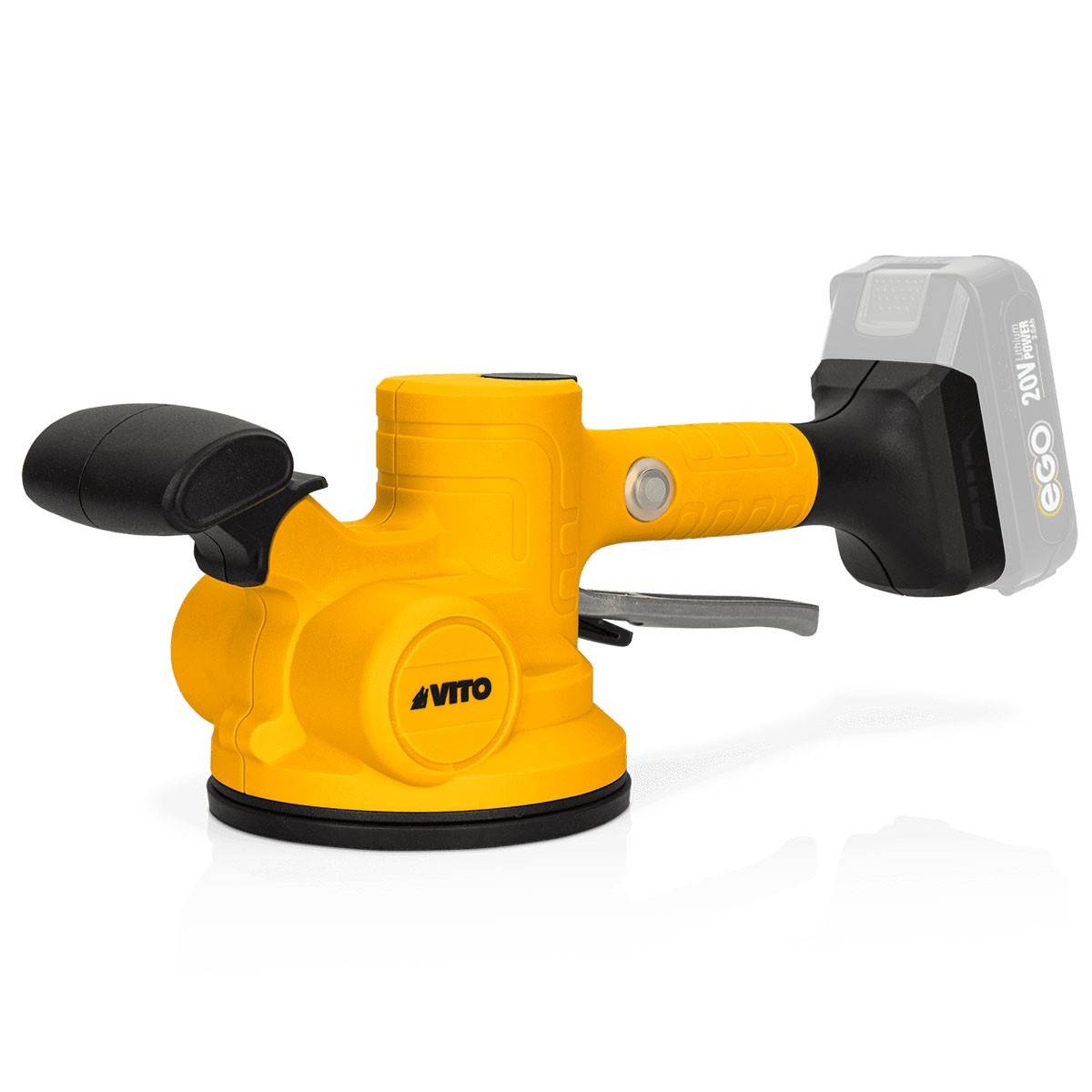 Vito - Ventouse vibrante ⌀130mm Batterie Lithium 20V-2Ah Carrelage Charge 50Kg 6 vitesses + Chargeur VITO - Imagen 4