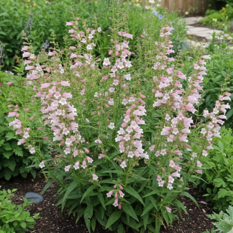 Penstemon Evelyn à fleurs Rose/ - feuillage Caduc - Godet - 5/20 cm - Imagen 1