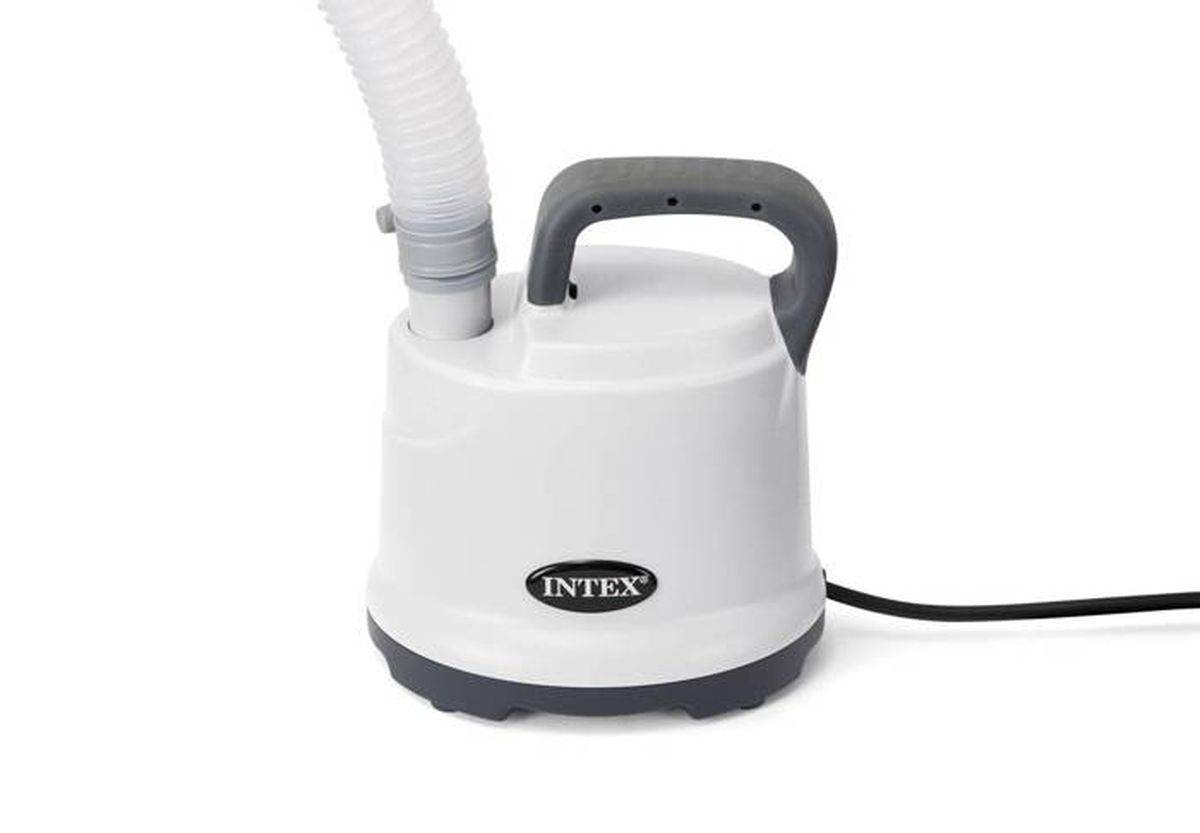 Pompe de vidange pour piscine Intex 99 W, 3 595 L/h, tuyau 5 m, hauteur max 1,22 m, IPX8 - Intex - Image 1