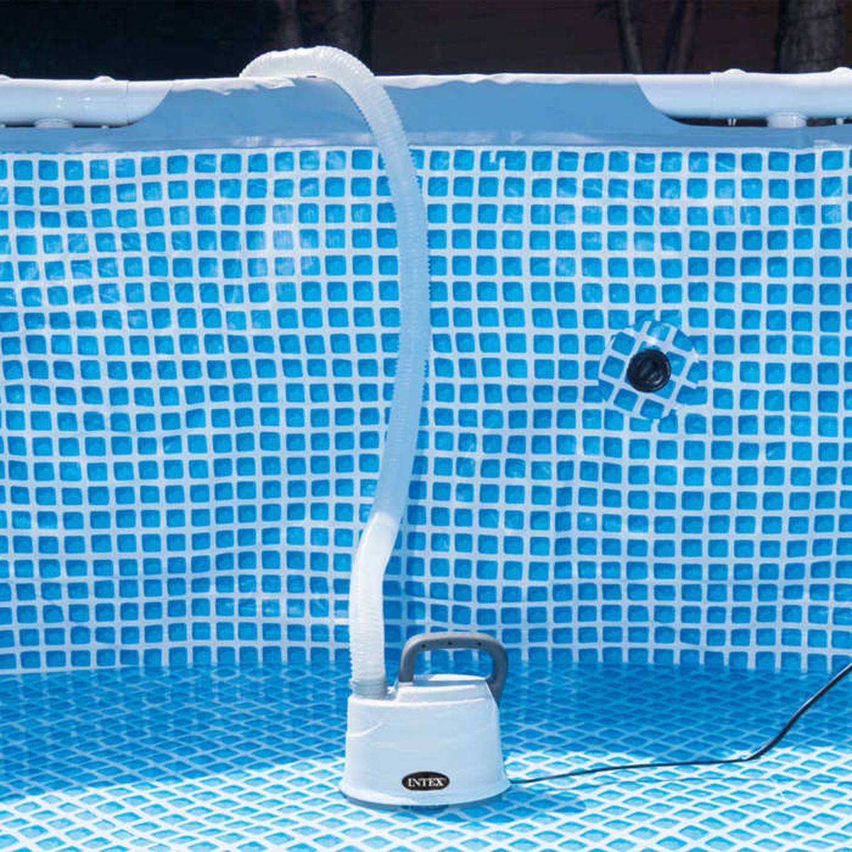 Pompe de vidange pour piscine Intex 99 W, 3 595 L/h, tuyau 5 m, hauteur max 1,22 m, IPX8 - Intex - Image 3