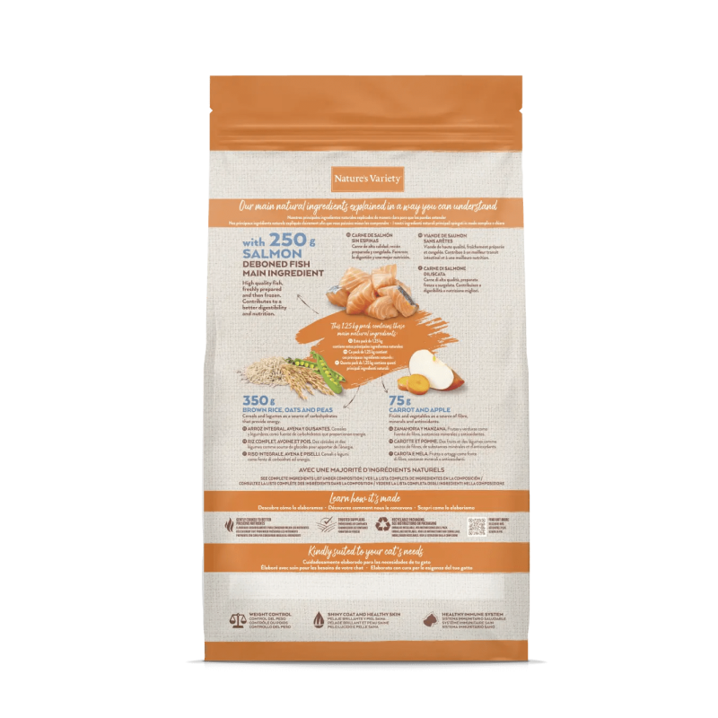 CROQUETTE CHAT - ORIGINAL STERILISE - SAUMON - NATURE'S VARIETY 3 kg - Image 2
