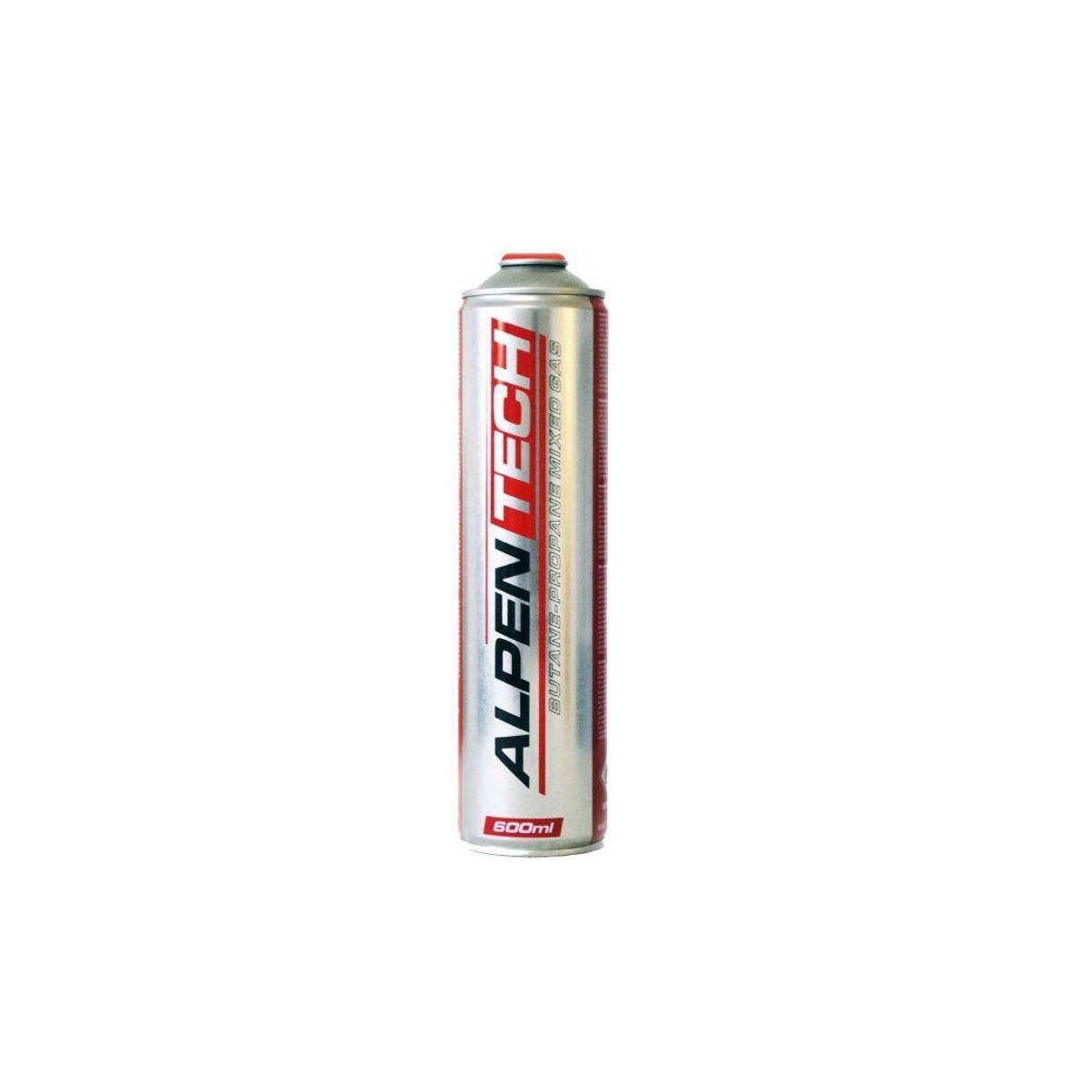 Pack de 12 Cartouches de gaz 330gr Butane propane mix 600ml Valve 7/16 ALPENTECH - Imagen 2