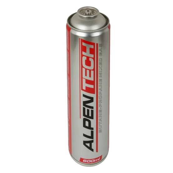Pack de 12 Cartouches de gaz 330gr Butane propane mix 600ml Valve 7/16 ALPENTECH - Imagen 6