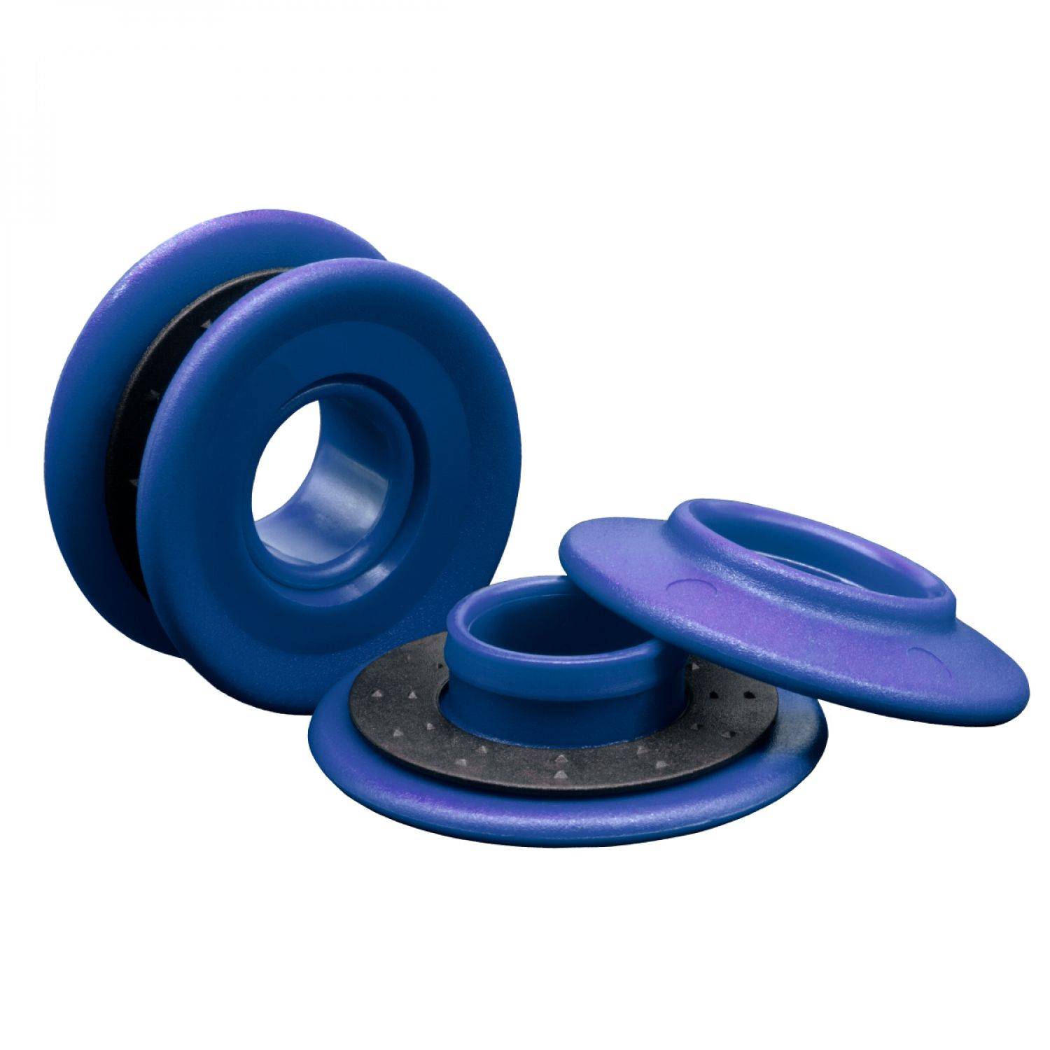 Linxor - Lot de 60 oeillets à clipser pour bâche à bulles ou autres types de bâches  - Bleu - Linxor - Imagen 1