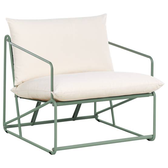 Chaise de jardin Acier Vert PONTE - Beliani - Image 3