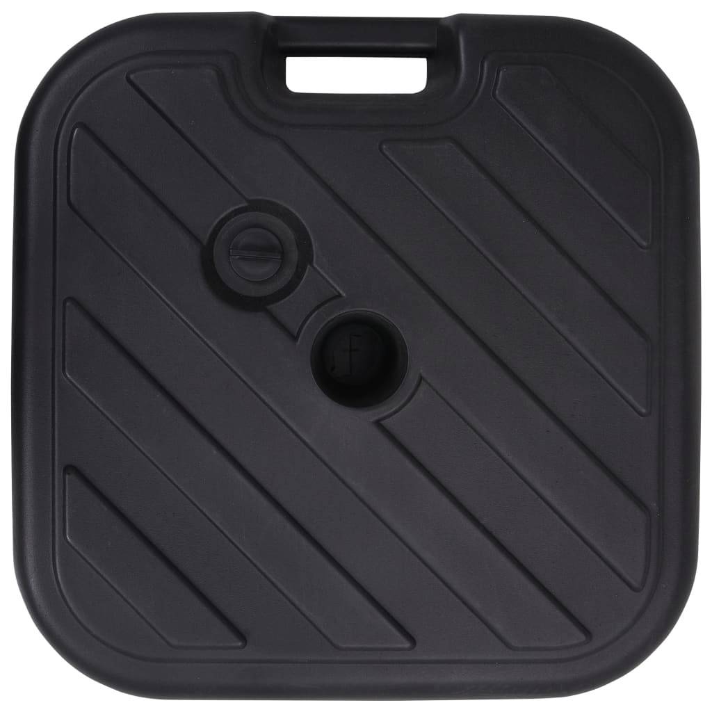 Accessoire parasol plastique noir 47 x 47 x 15/29 cm - Prolenta premium p330.3 - Image 3