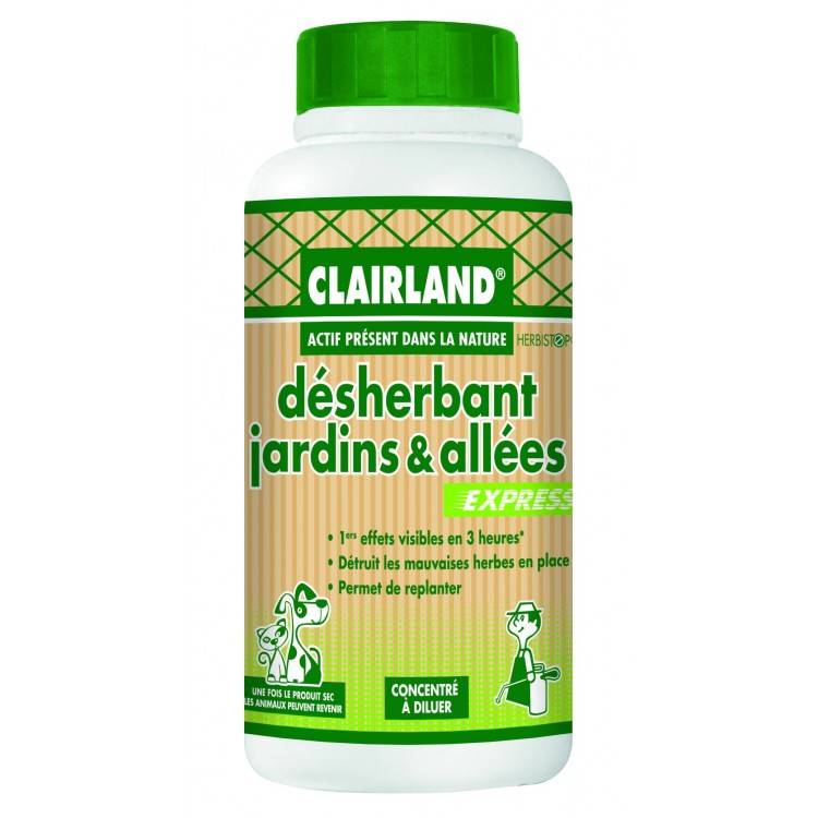 Clairland - Clairland - Désherbant Jardins & Allées - Concentré 500 mL