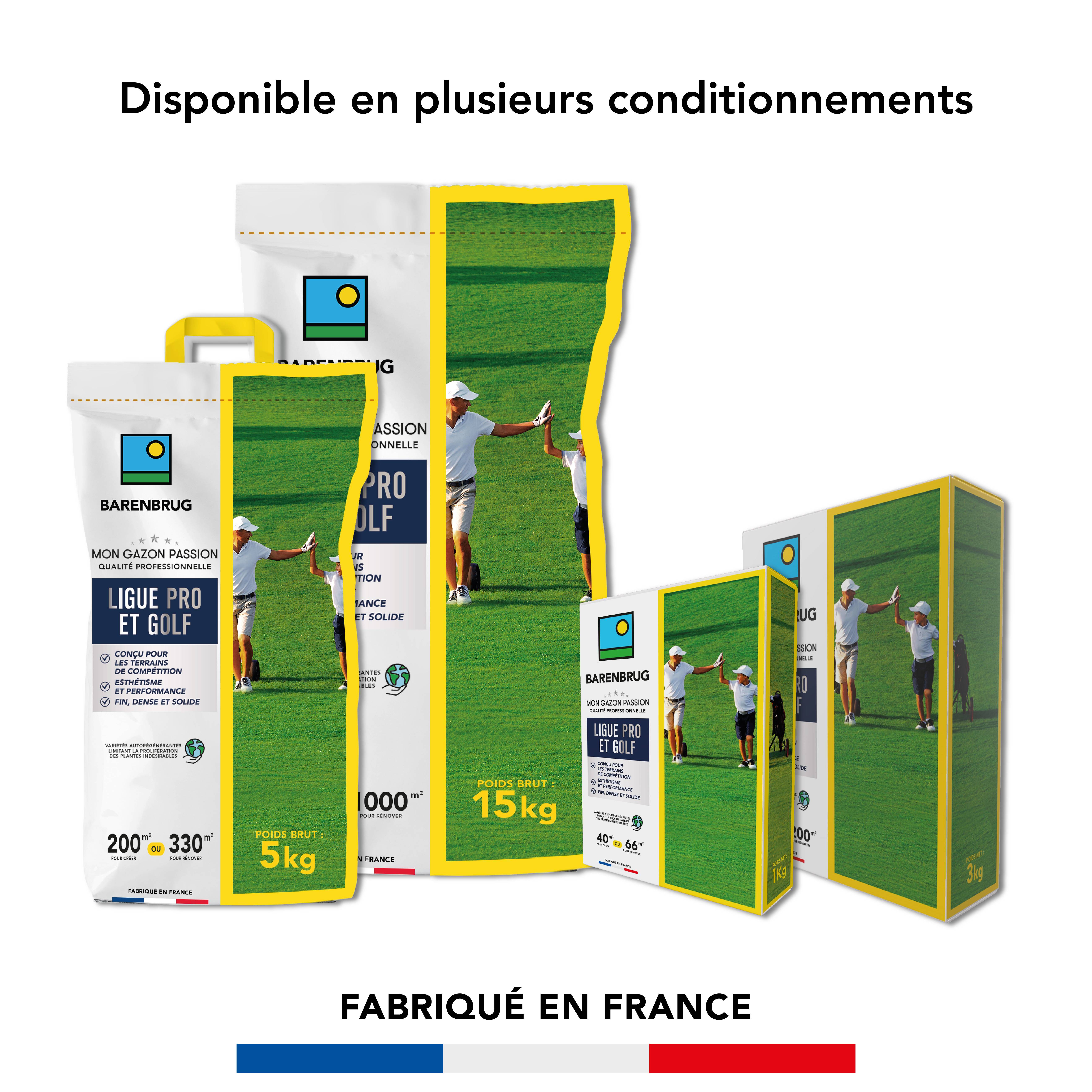 Gazon Ligue Pro et Golf - pour Terrains de Compétition - Esthétisme, Performance - Fin, Dense, Solide - 5KG - BARENBRUG - Image 6