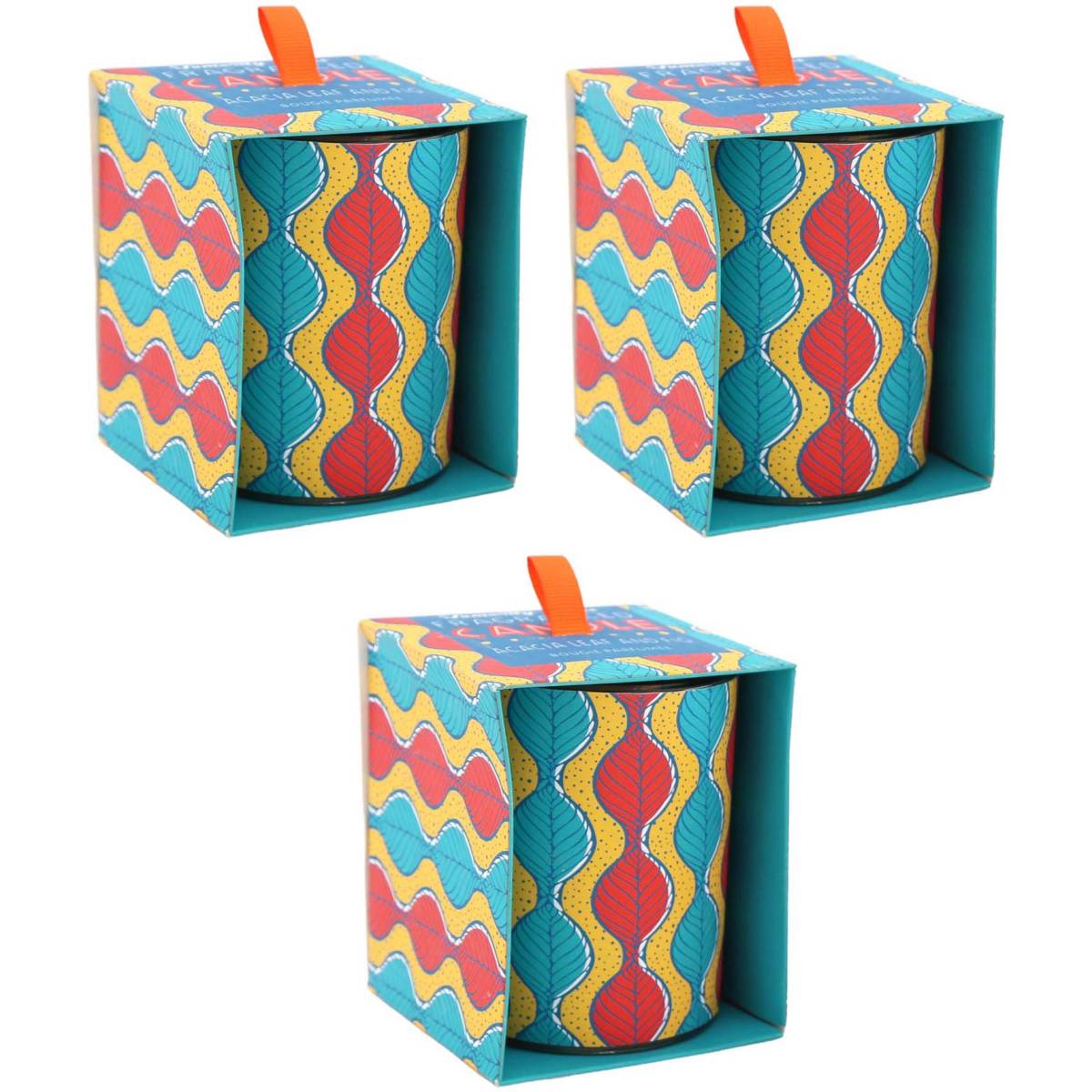 Sil - Bougie parfumée Votives 8 x 10 cm Batik Lot de 3 modèles assortis - Imagen 1