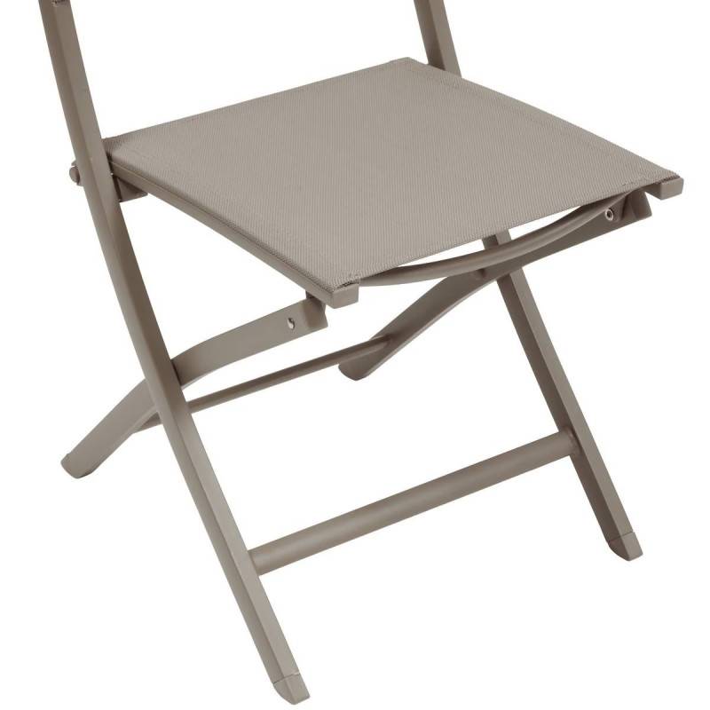 Hesperide - Lot de 4 Chaises de jardin Essentia pliables noisette - Hespéride - Image 9