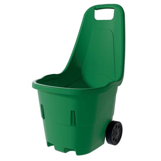 Chariot de jardin 43L Polyvalent Chariot à bûches Transport 2 Roues robustes Charge max 60 kg Intec - Image 1