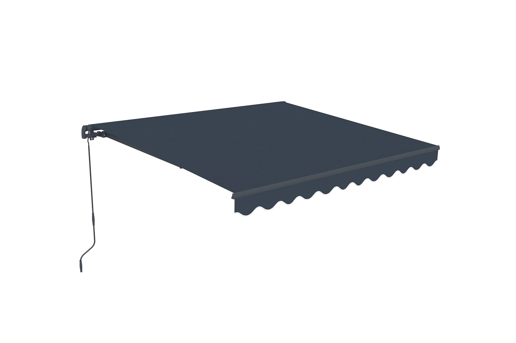 CAZEBOO - Cazeboo Store banne monobloc gris VECCHIO 3x2,5 m avec fixations plafond - Image 6
