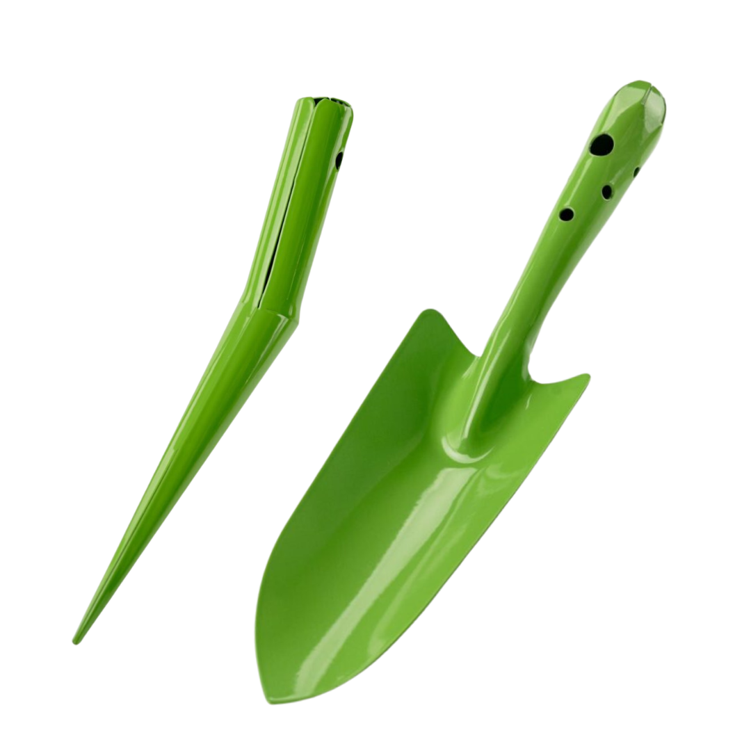 Transplantoir et pic - En acier robuste et durable | Parfait pour le jardinage | Lot de 2 outils de jardin | TRENDYFLAIR