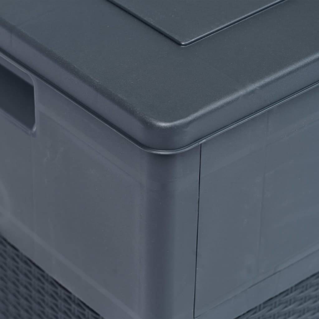 Helloshop26 - Coffre boîte meuble de jardin rangement 320 litres anthracite - Imagen 6