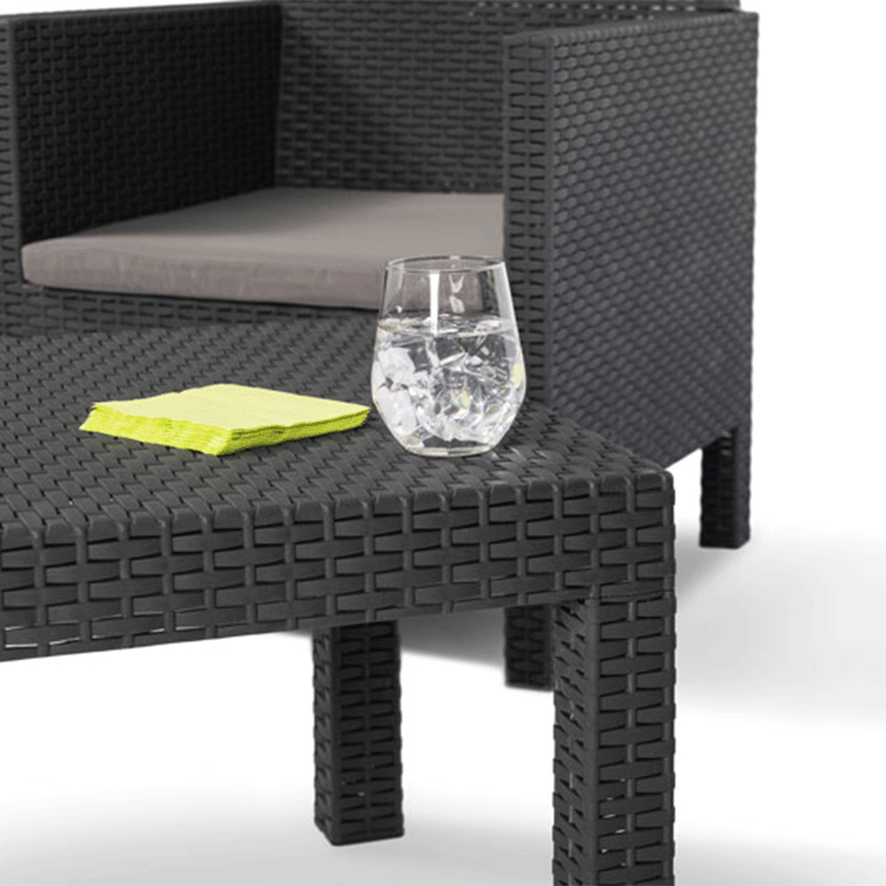 Ensemble 2 places PENELOPE - Noir anthracite - Image 3