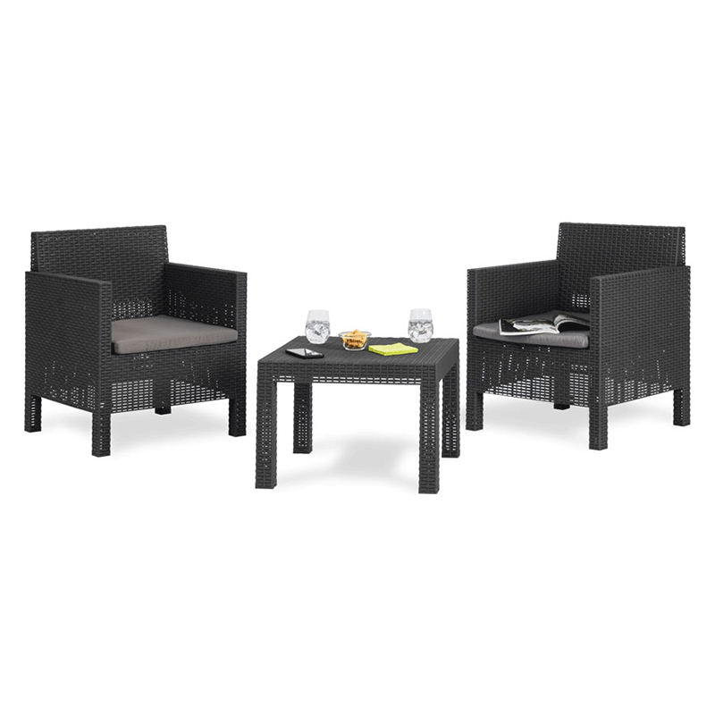 Ensemble 2 places PENELOPE - Noir anthracite - Image 2