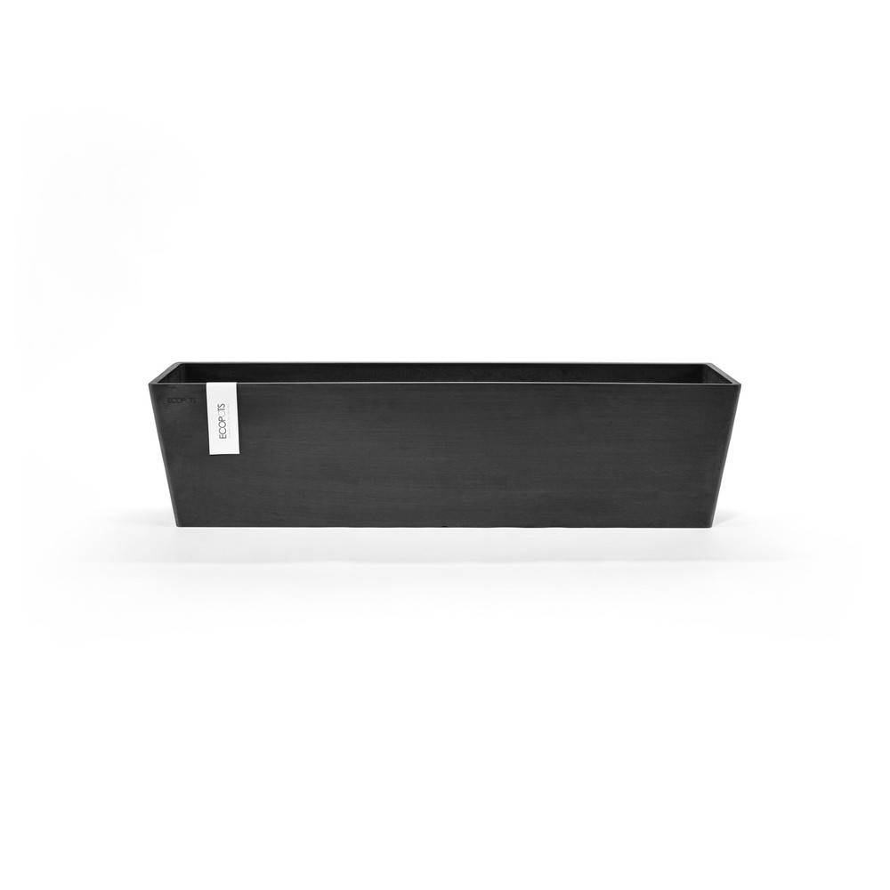 Ecopots - Pot Rectangulaire Bruges 80 Gris Foncé - 80 x 20 x H. 20 cm - 25 L ECOPOTS - Imagen 1
