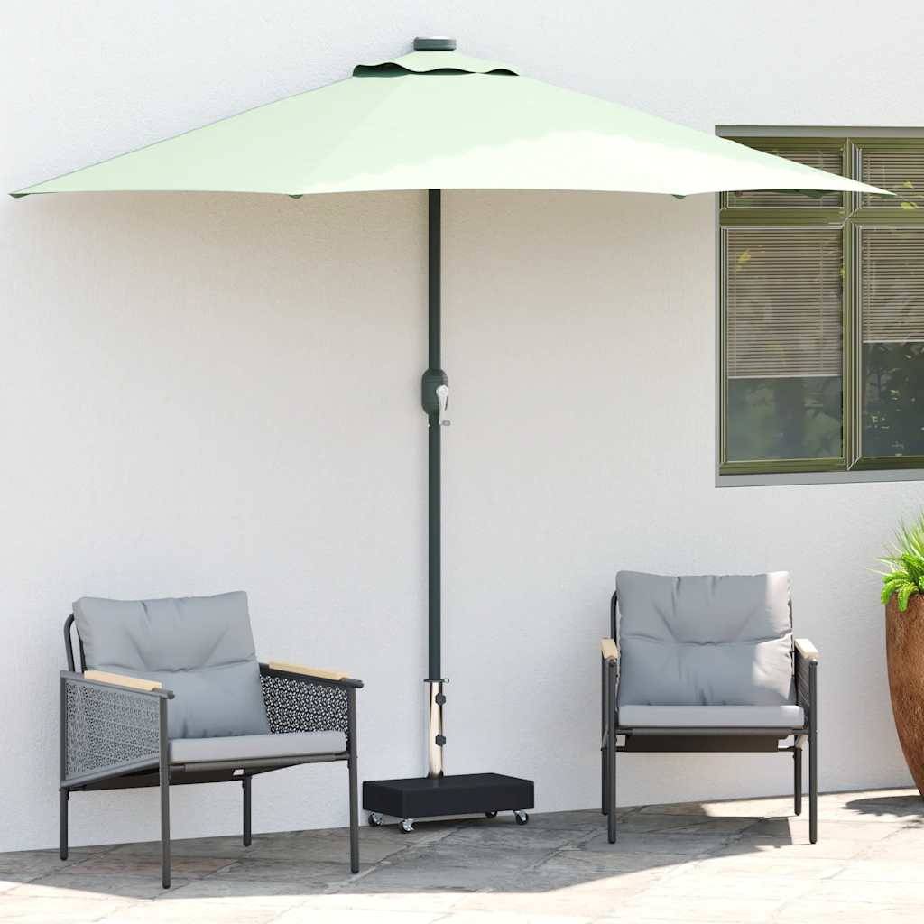ComfortXL - Base de Parasol Rectangulaire en Granit 25 kg sur Roulettes Mobile Jardin Noir – ComfortXL Outdoor Living - Image 3