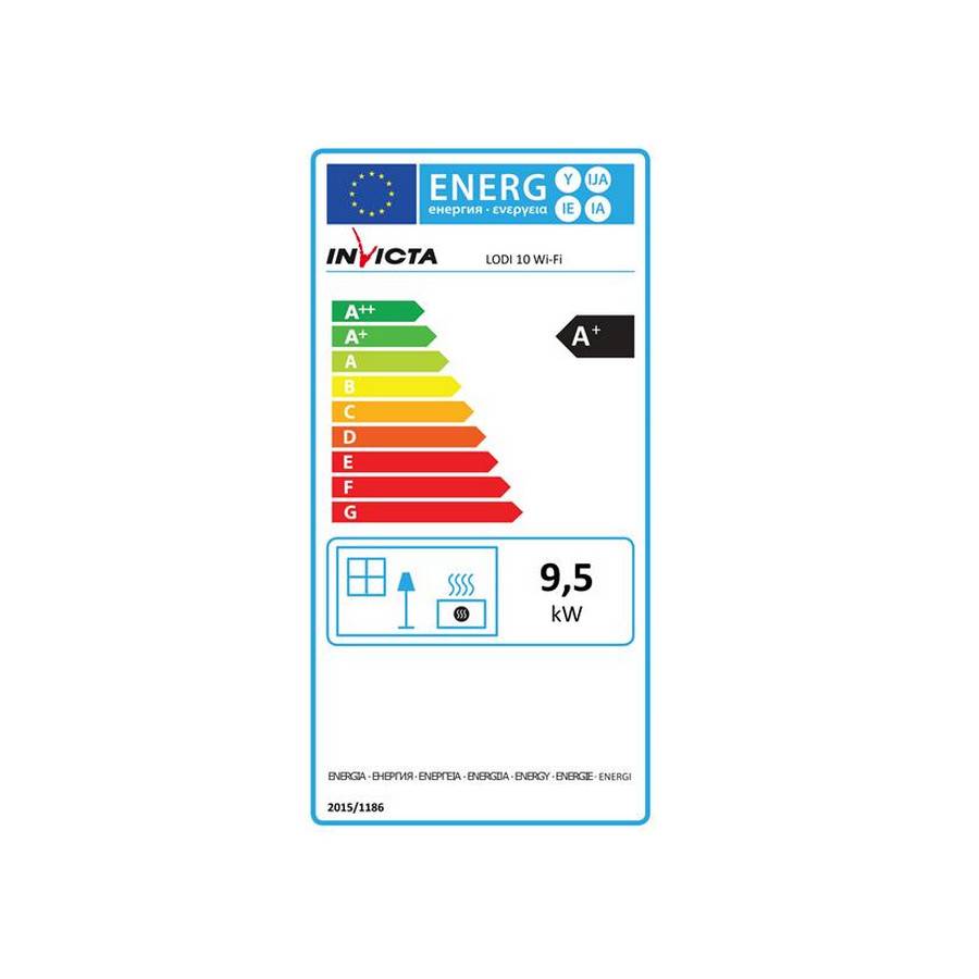 Invicta - Poêle à granulés de bois 9.5kw gris P941978 Invicta - Imagen 2