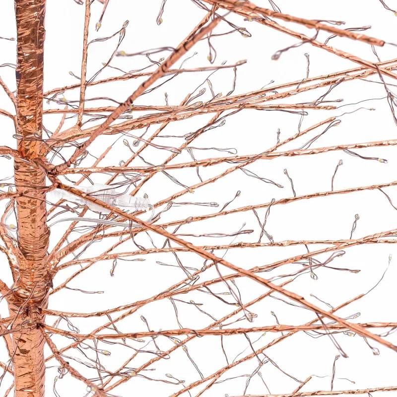 Lotti - Arbre lumineux Conique Tilleul Rose Gold H150cm Ø80cm 1120 MicroLED Blanc Chaud Fixe et Flash Lotti - Image 4