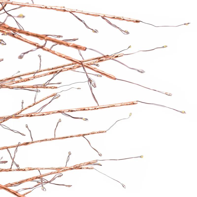 Lotti - Arbre lumineux Conique Tilleul Rose Gold H150cm Ø80cm 1120 MicroLED Blanc Chaud Fixe et Flash Lotti - Image 5