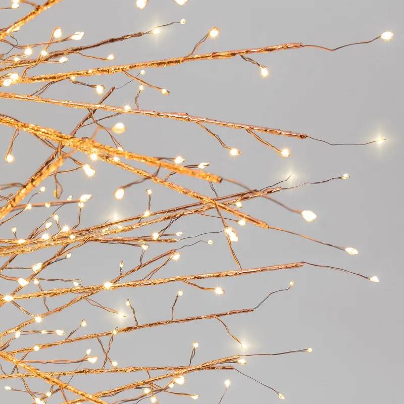 Lotti - Arbre lumineux Conique Tilleul Rose Gold H150cm Ø80cm 1120 MicroLED Blanc Chaud Fixe et Flash Lotti - Image 8