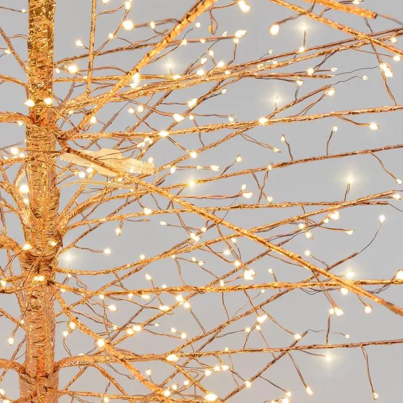 Lotti - Arbre lumineux Conique Tilleul Rose Gold H150cm Ø80cm 1120 MicroLED Blanc Chaud Fixe et Flash Lotti - Image 7