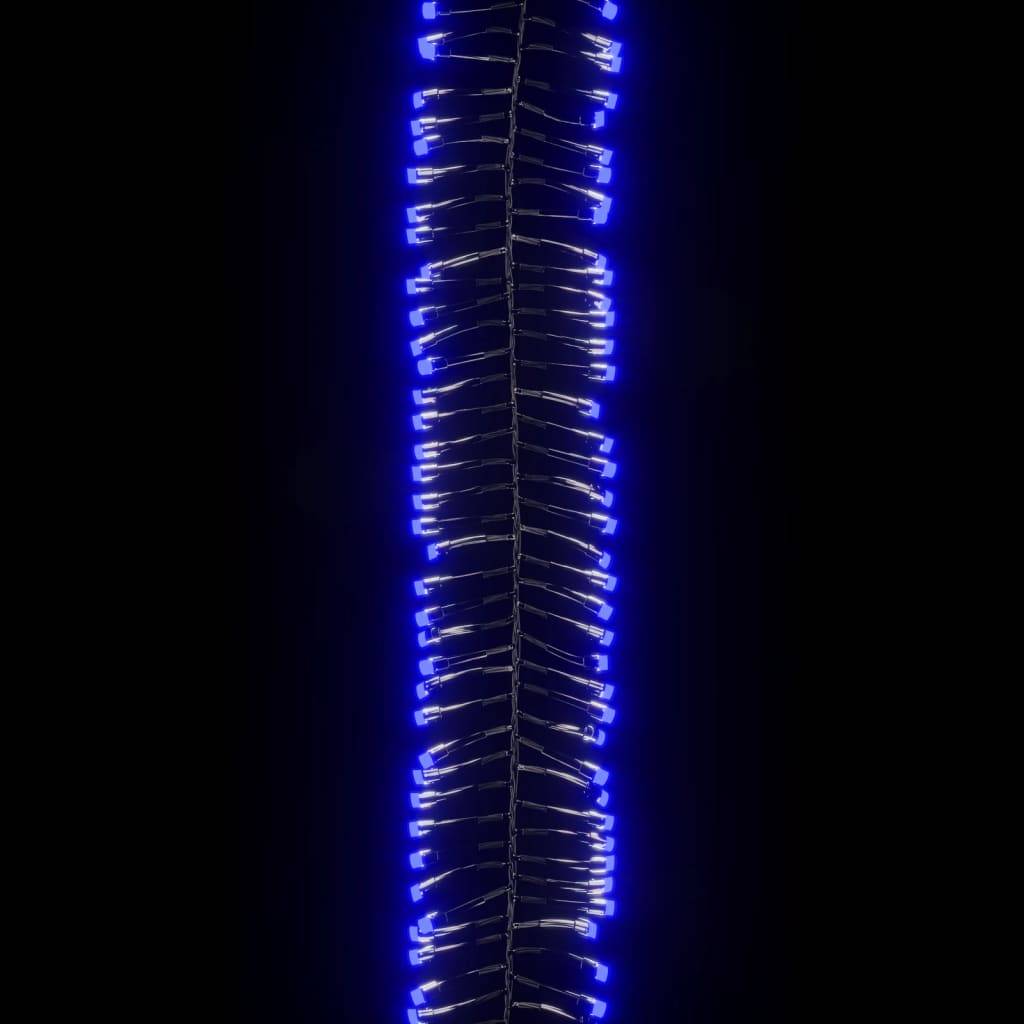ComfortXL - Guirlande LED Groupée PVC 1000 LED 8 Modes pour Sapin Noël Fêtes Bleu Intense 11m – ComfortXL Outdoor Living - Image 5